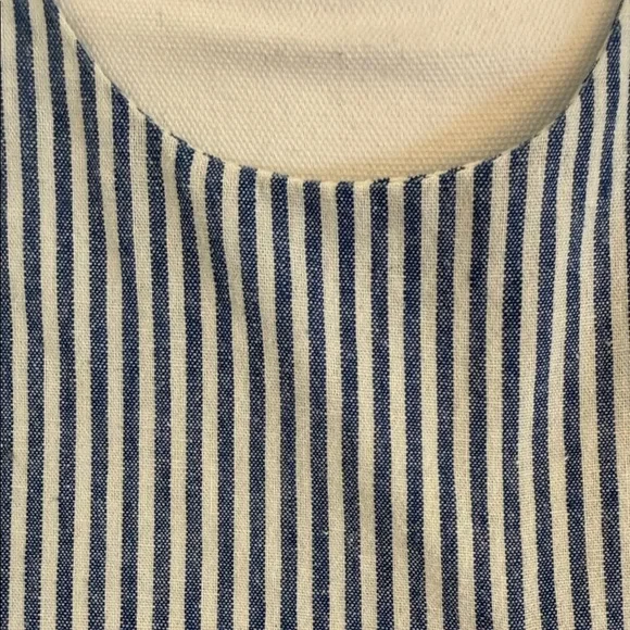 J. Crew Striped Sleeveless Top with Pocket, Size 6 - Picture 2 of 8